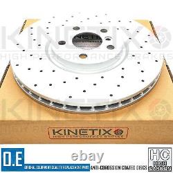 FOR MINI COOPER S JCW F54 CROSS DRILLED FRONT PERFORMANCE BRAKE DISCS PAIR 335mm