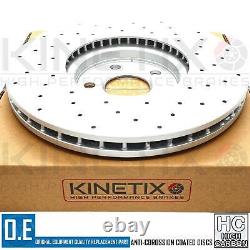 FOR MINI COOPER S JCW F54 CROSS DRILLED FRONT PERFORMANCE BRAKE DISCS PAIR 335mm