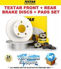 FRONT & REAR DISCS with PADS for MINI Cabriolet Cooper S JCW 2014-on