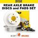 Textar Rear Axle Brake Discs + Pads For Mini Clubman Cooper S Jcw All4 2014-on